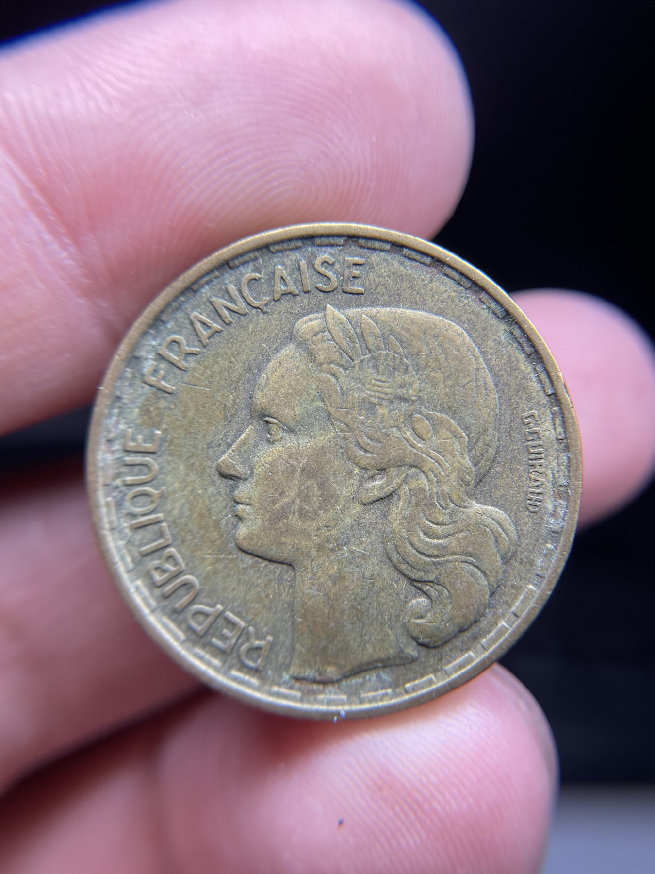 2024年集古藏今外币拍卖第五期-第1场—（总第41拍—老币专场） 1952年法国50分