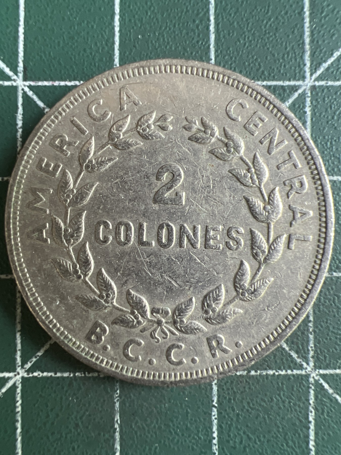 第596期 硬币专场 （无押金，捡漏，全场50包邮，偏远地区除外，接收代拍业务） 哥斯达黎加2克朗  1972年