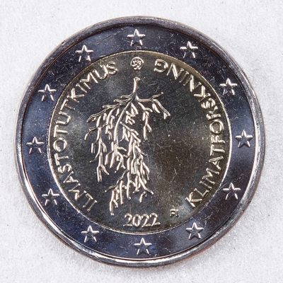 S&S Numismatic世界钱币-拍卖 第124期  - 芬兰2022年 芬兰的气候研究 2欧元双色纪念币