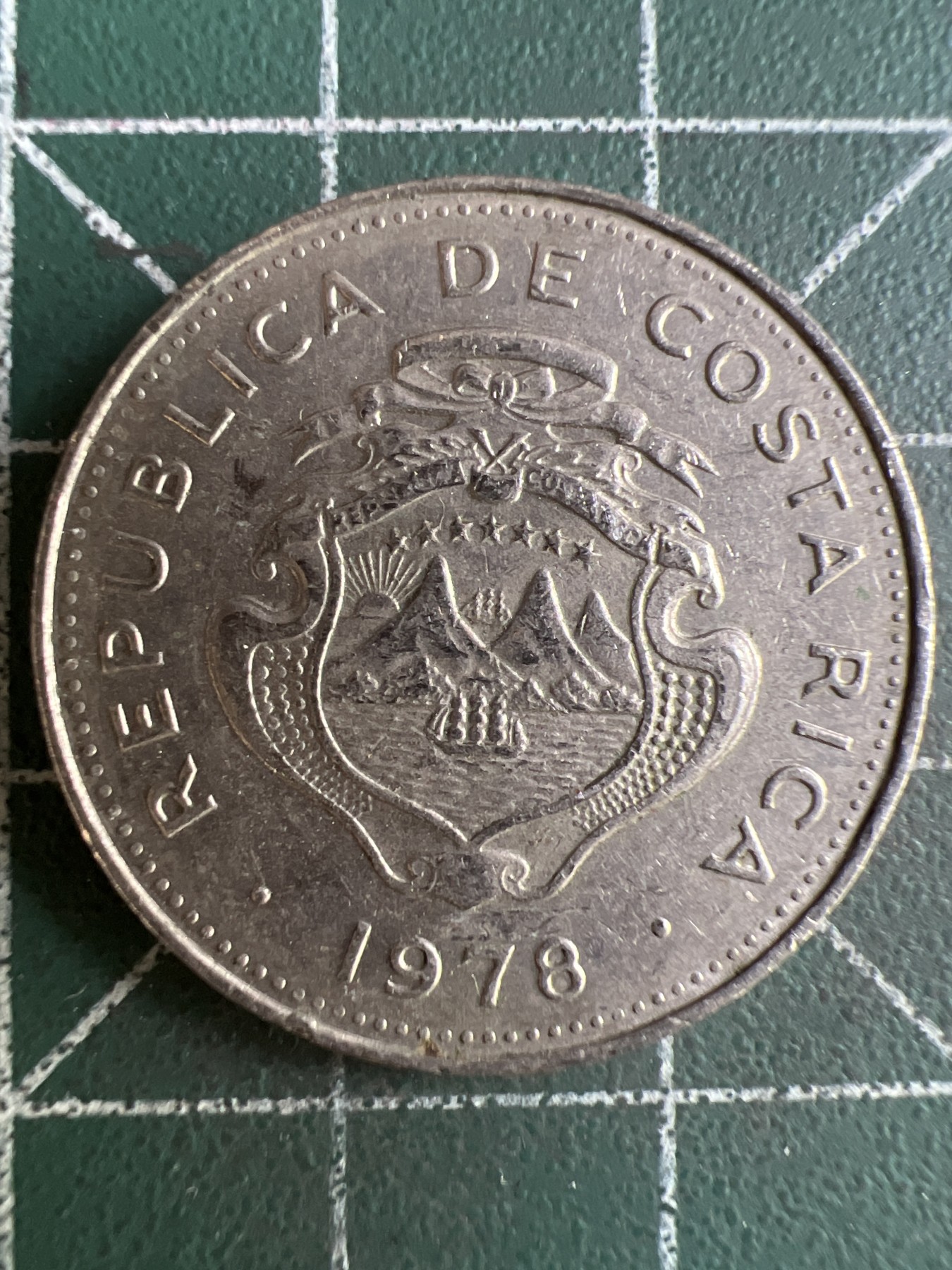 第614期 硬币专场 （无押金，捡漏，全场50包邮，偏远地区除外，接收代拍业务） 哥斯达黎加50分  1978年