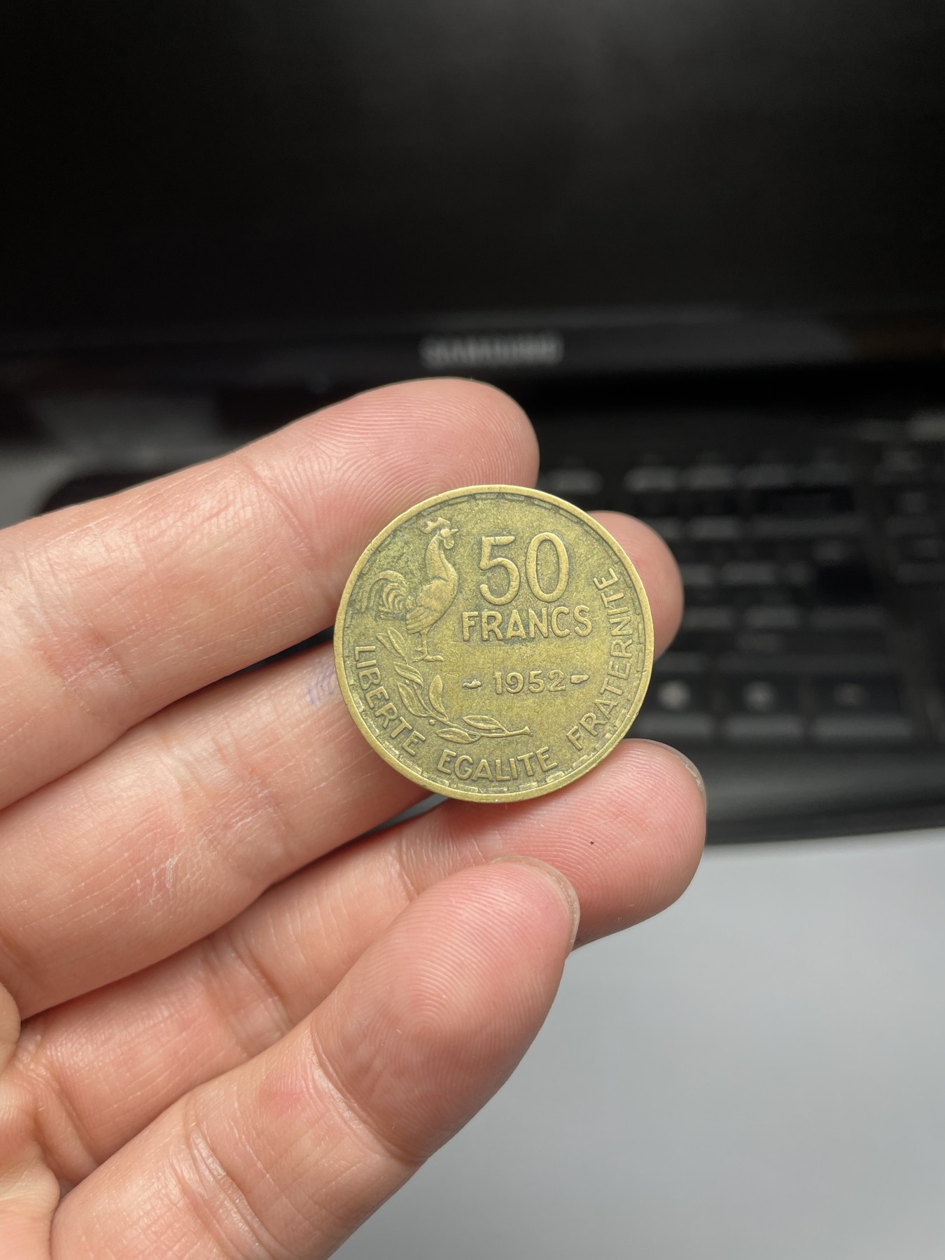 2024年集古藏今外币拍卖第五期-第1场—（总第41拍—老币专场） 1952年法国50分