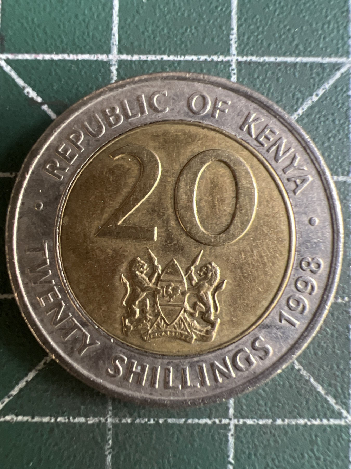 第580期 硬币专场 （无押金，捡漏，全场50包邮，偏远地区除外，接收代拍业务） 肯尼亚20先令