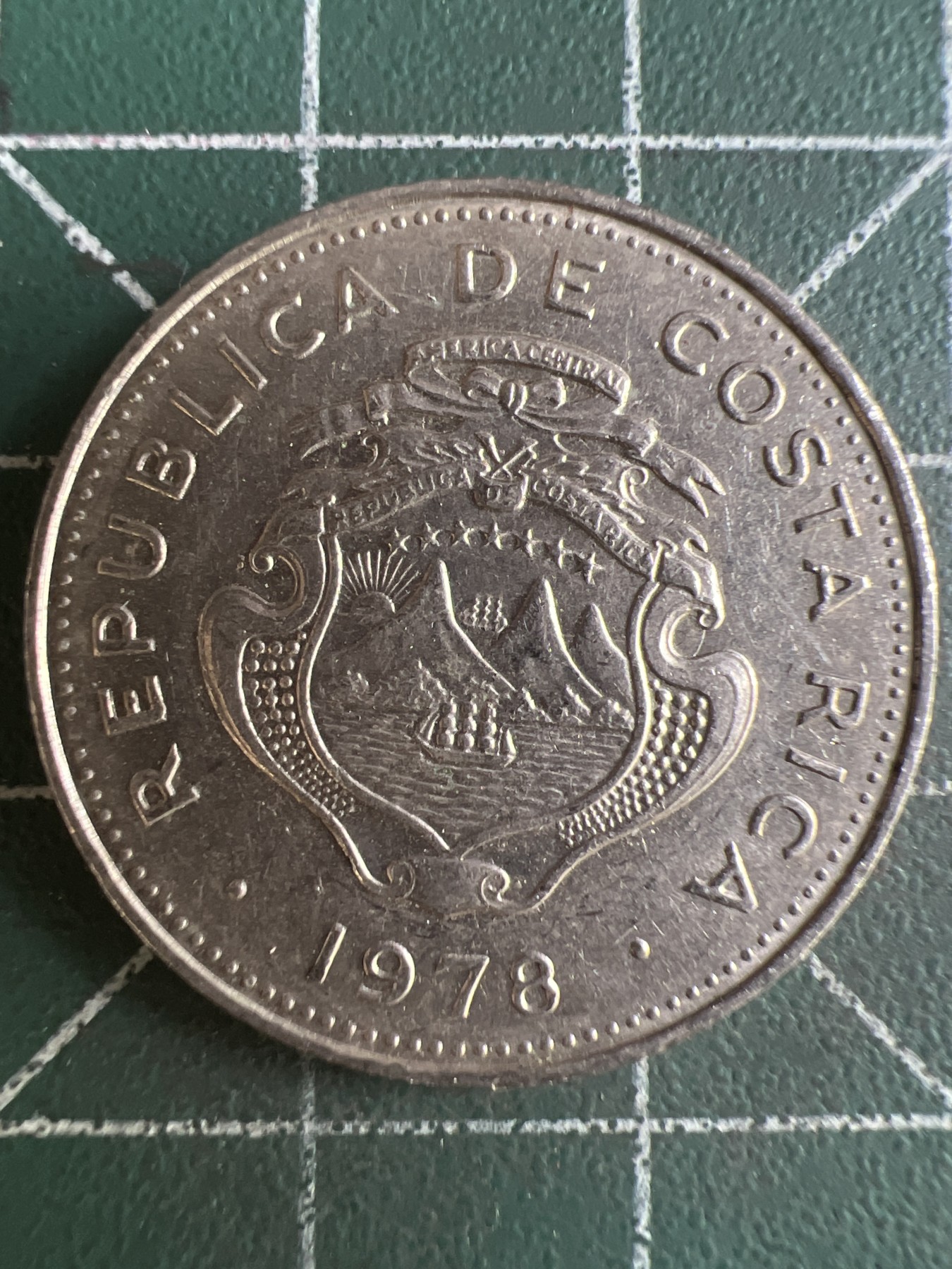第579期 硬币专场 （无押金，捡漏，全场50包邮，偏远地区除外，接收代拍业务） 哥斯达黎加50分 1978年