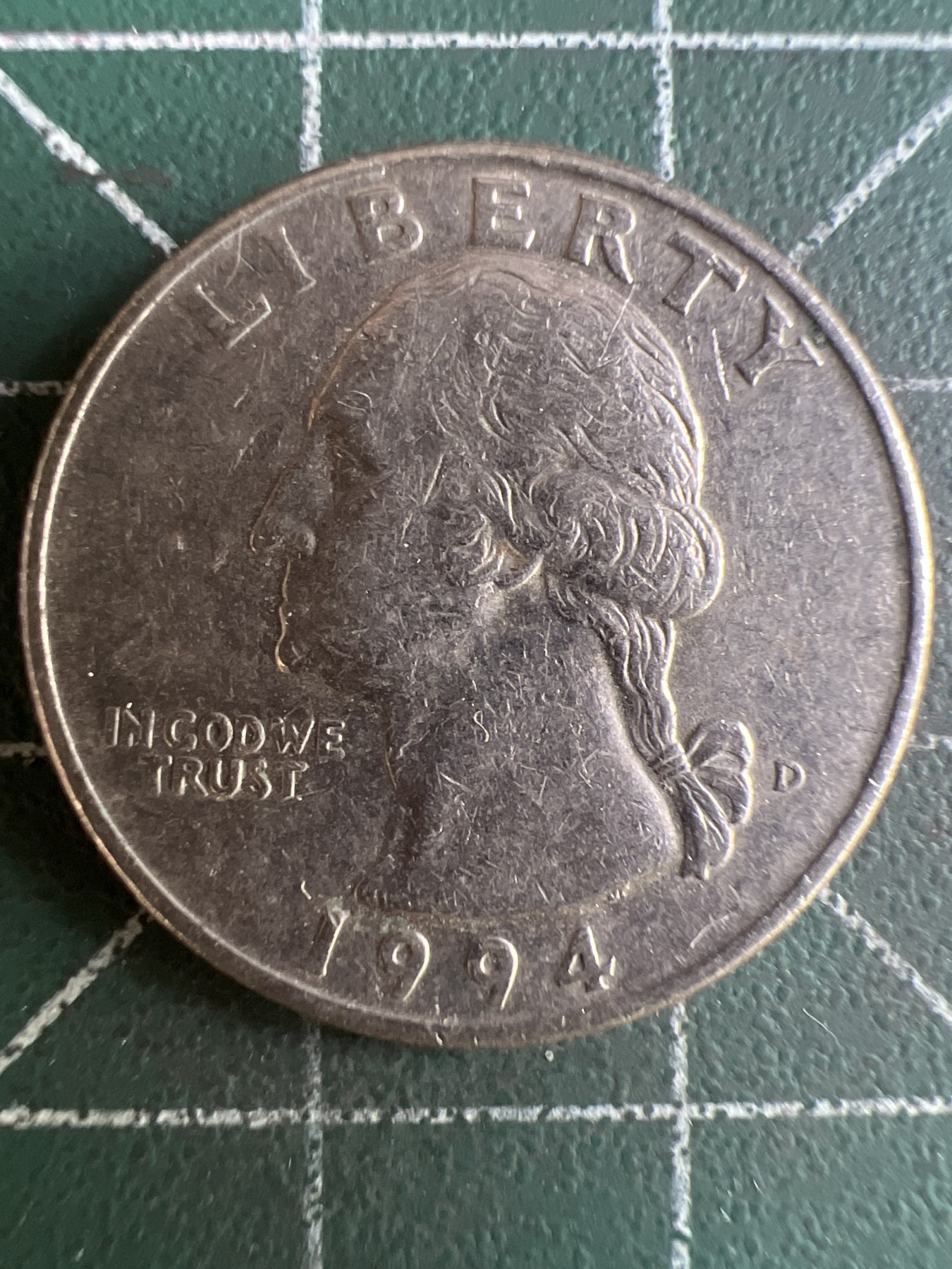 第580期 硬币专场 （无押金，捡漏，全场50包邮，偏远地区除外，接收代拍业务） 美国25美分