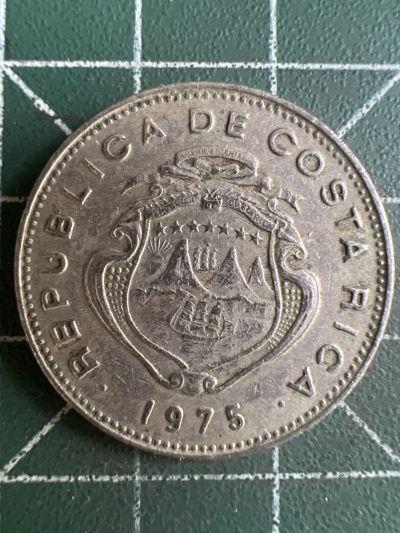第580期 硬币专场 （无押金，捡漏，全场50包邮，偏远地区除外，接收代拍业务） - 哥斯达黎加50分  1975年