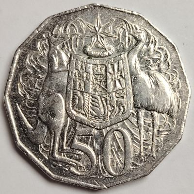 布加迪🐬～世界钱币🌾第 119 期 /  各国币及散币 - 澳大利亚🇦🇺 2015年 50分