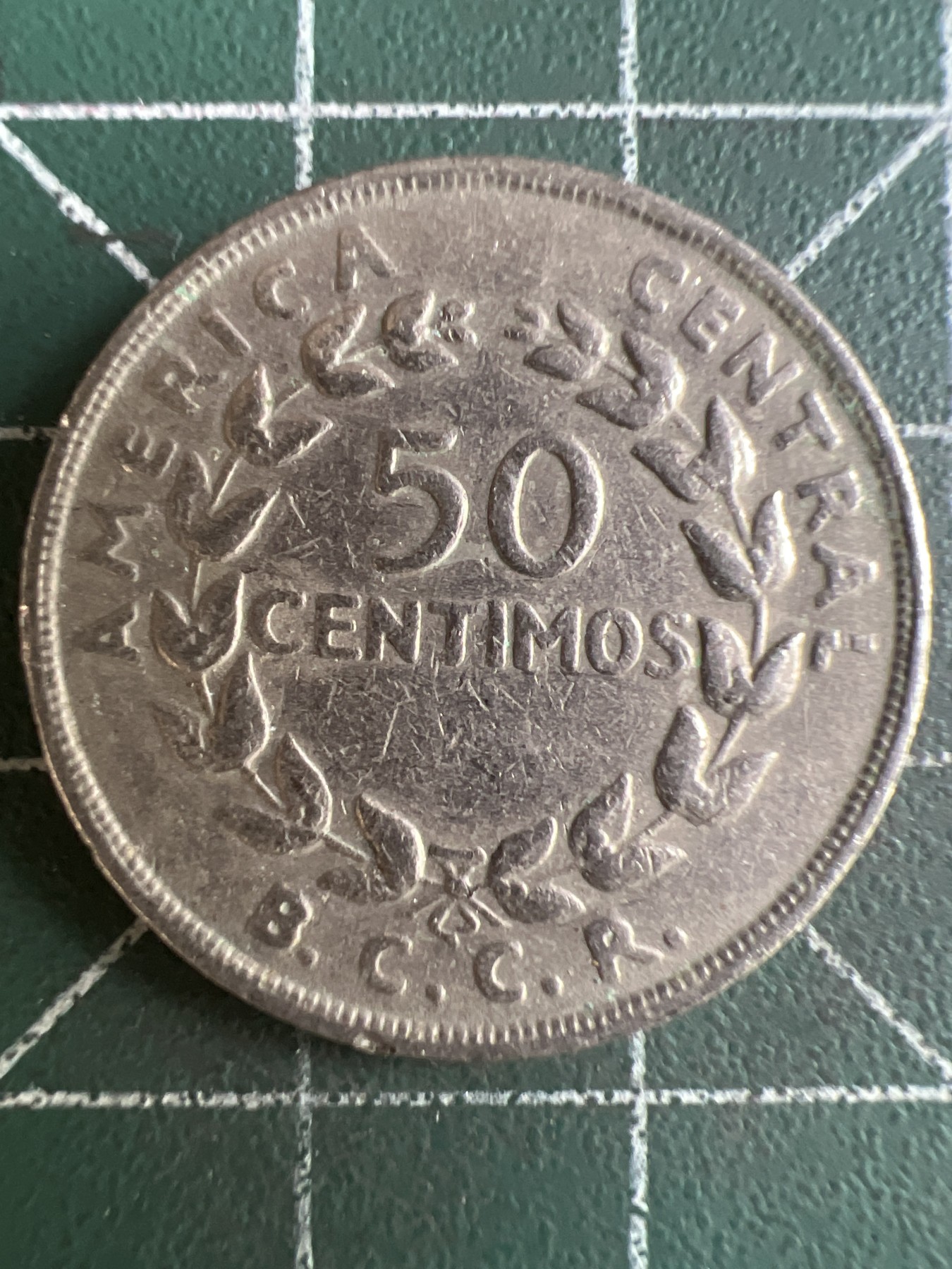 第579期 硬币专场 （无押金，捡漏，全场50包邮，偏远地区除外，接收代拍业务） 哥斯达黎加50分 1970年