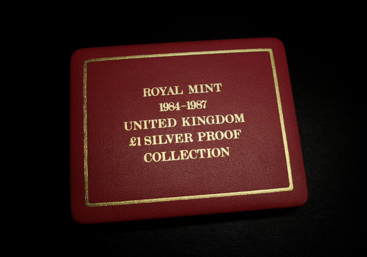 凡希社世界钱币微拍第二百六十六期 1983-87英国精铸1镑银币四枚套装附原盒证书！