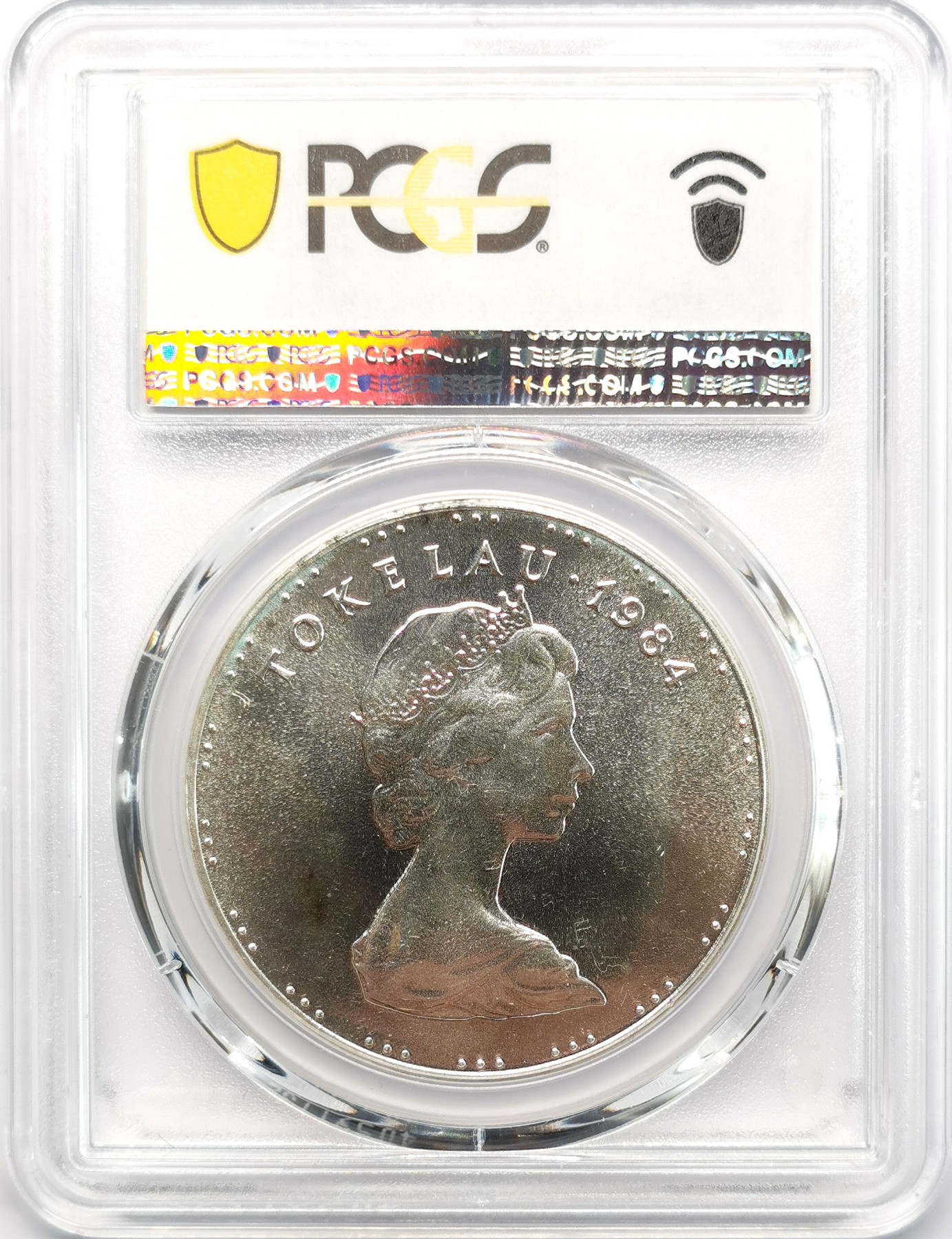 凡希社世界钱币微拍第二百六十六期 1984托克劳捕鱼人5TALA大银PCGS-MS67