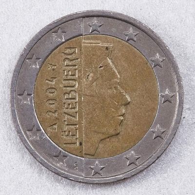 S&S Numismatic世界钱币-拍卖 第124期  - 卢森堡2004年 第一版地图 2欧元双色币 品相如图