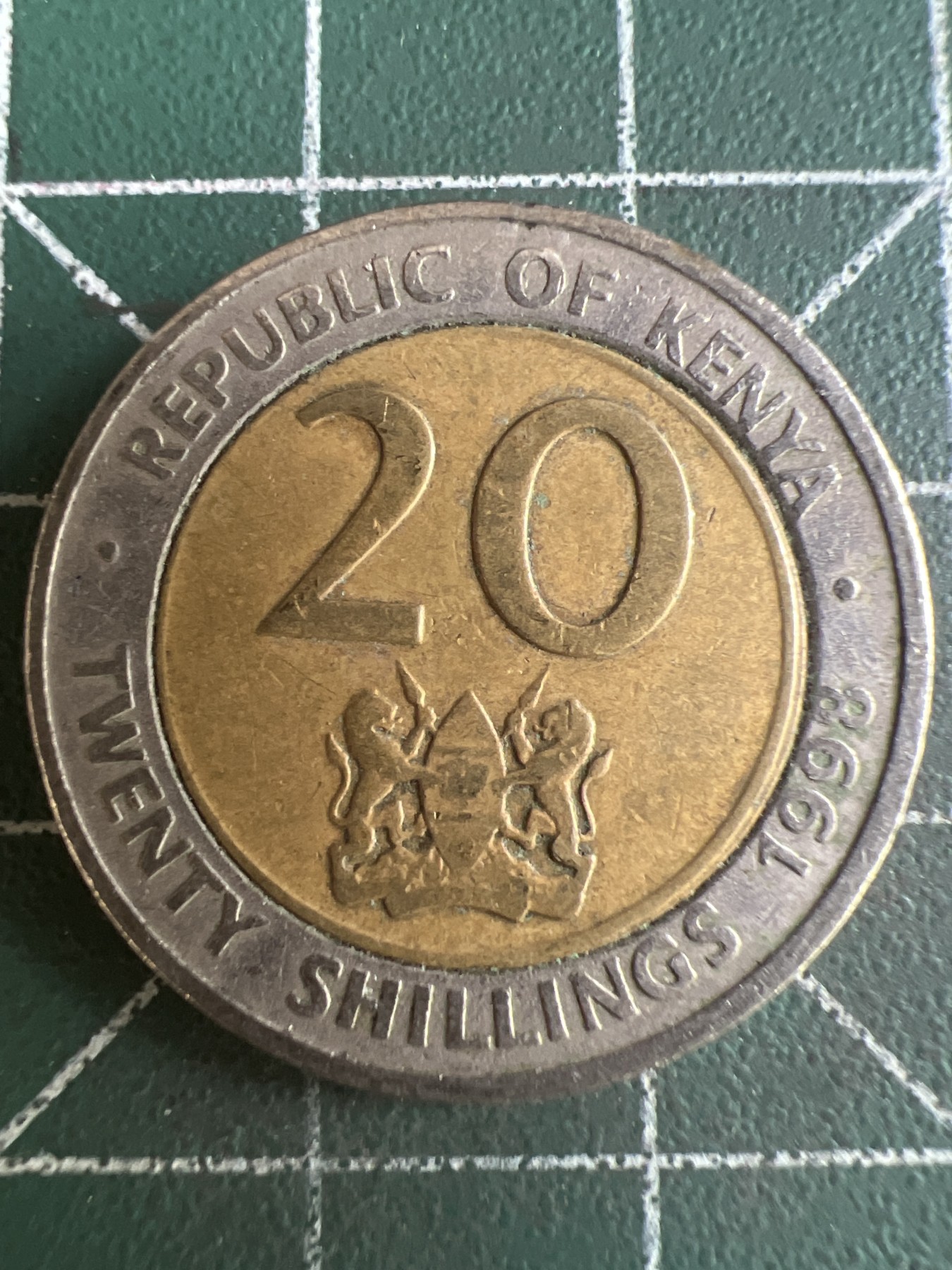 第628期 硬币专场 （无押金，捡漏，全场50包邮，偏远地区除外，接收代拍业务） 肯尼亚20先令