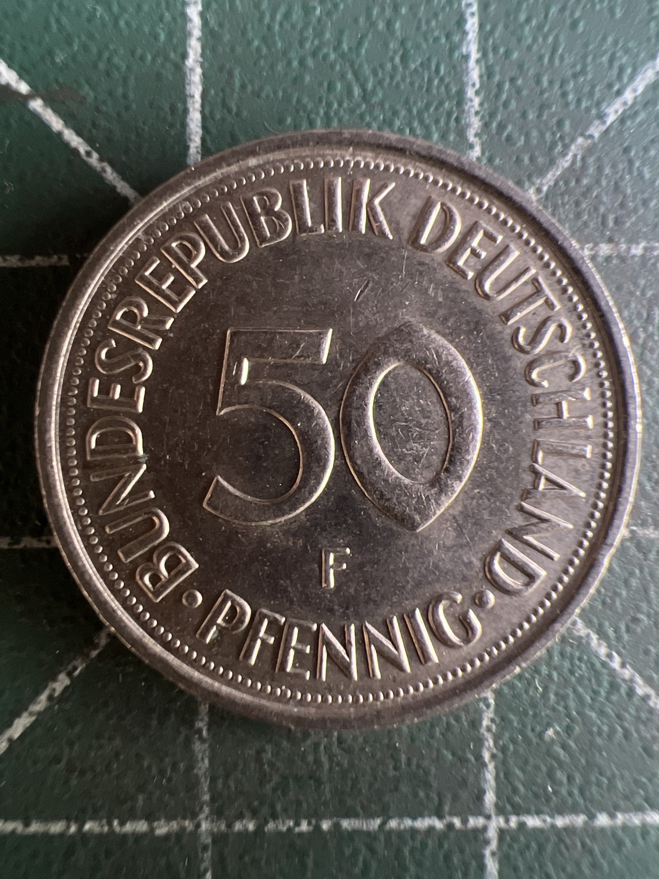 第596期 硬币专场 （无押金，捡漏，全场50包邮，偏远地区除外，接收代拍业务） 德国50分 F