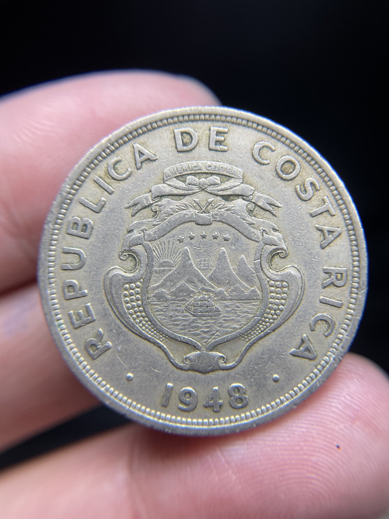 2024年集古藏今外币拍卖第五期-第1场—（总第41拍—老币专场） 1947年哥斯达黎加2科朗