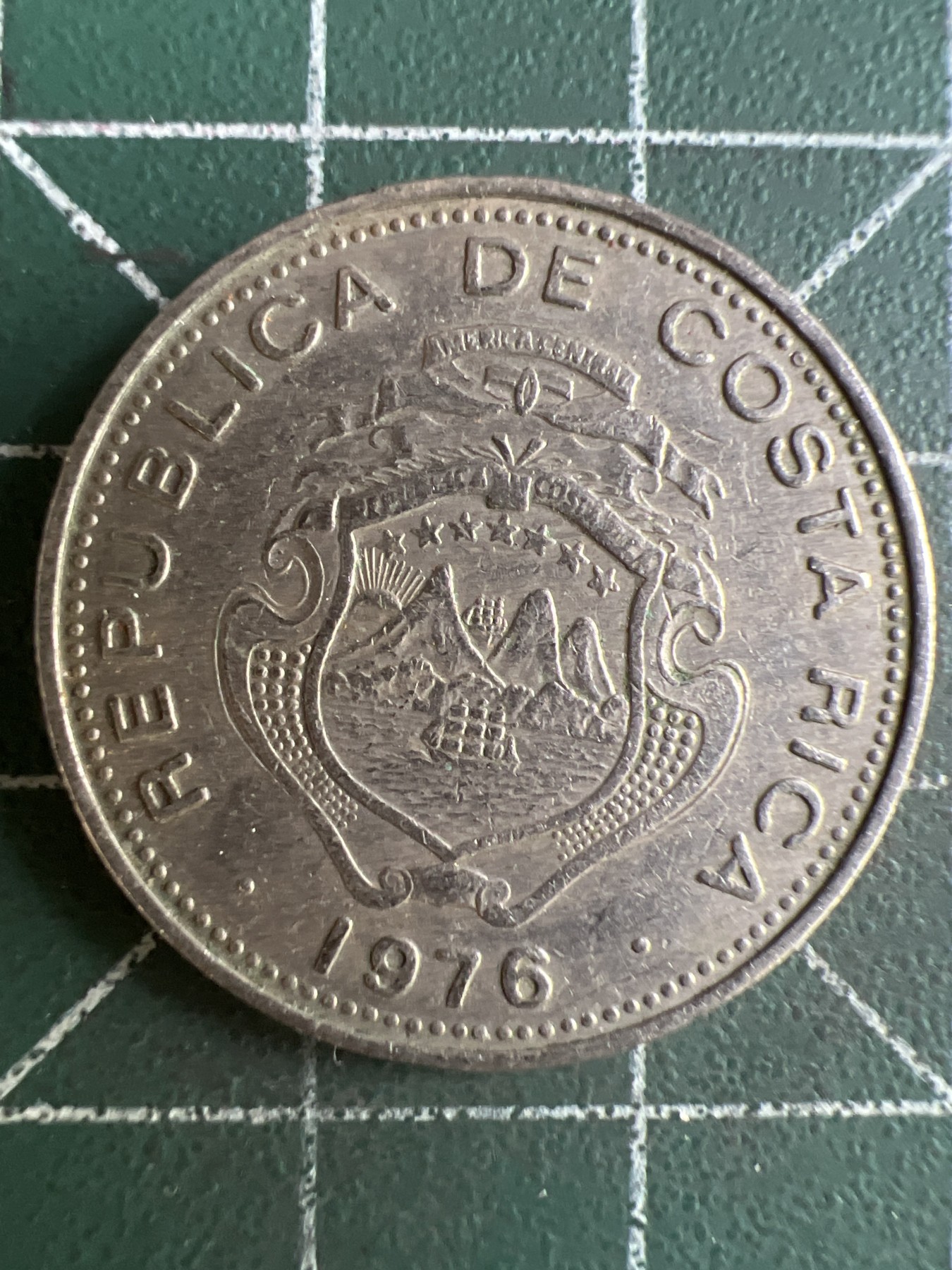 第614期 硬币专场 （无押金，捡漏，全场50包邮，偏远地区除外，接收代拍业务） 哥斯达黎加50分  1976年