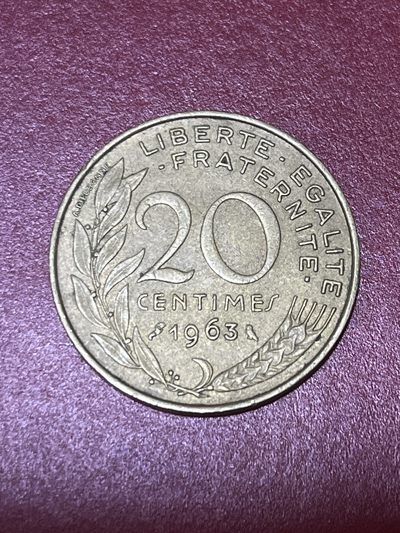 神仙姐姐散币好品专场第三十二期（无佣金满邮自动发出 - 1963年 法国20生丁