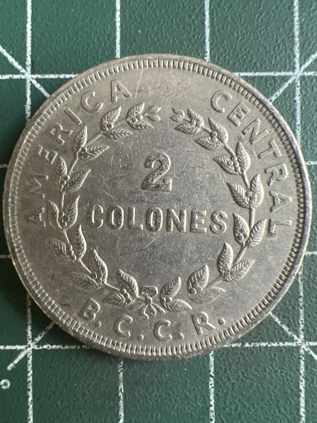 第596期 硬币专场 （无押金，捡漏，全场50包邮，偏远地区除外，接收代拍业务） 哥斯达黎加2克朗  1978年