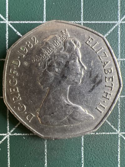 第580期 硬币专场 （无押金，捡漏，全场50包邮，偏远地区除外，接收代拍业务） - 英国50便士