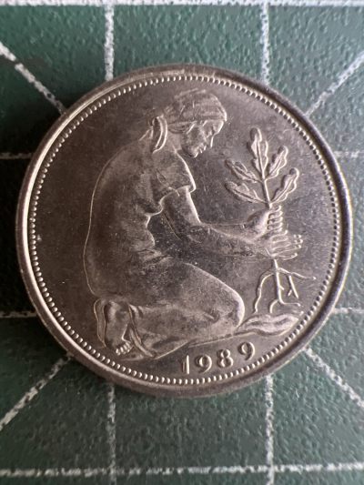 第596期 硬币专场 （无押金，捡漏，全场50包邮，偏远地区除外，接收代拍业务） - 德国50分 F