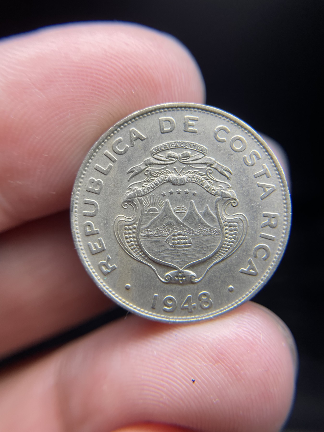 2024年集古藏今外币拍卖第五期-第1场—（总第41拍—老币专场） 1948年哥斯达黎加25分