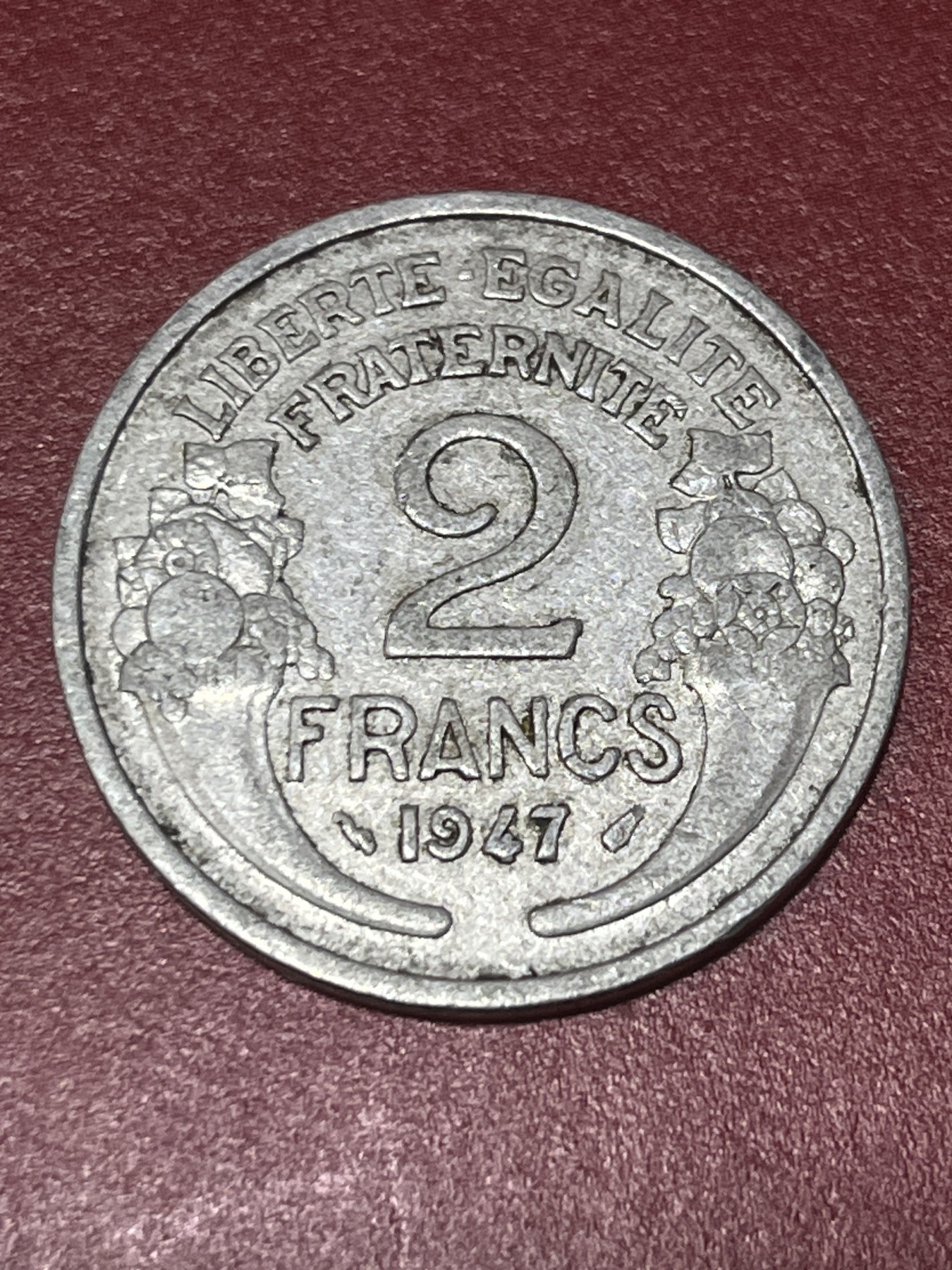 神仙姐姐散币好品专场第三十二期（无佣金满邮自动发出 1947年 法国2法郎