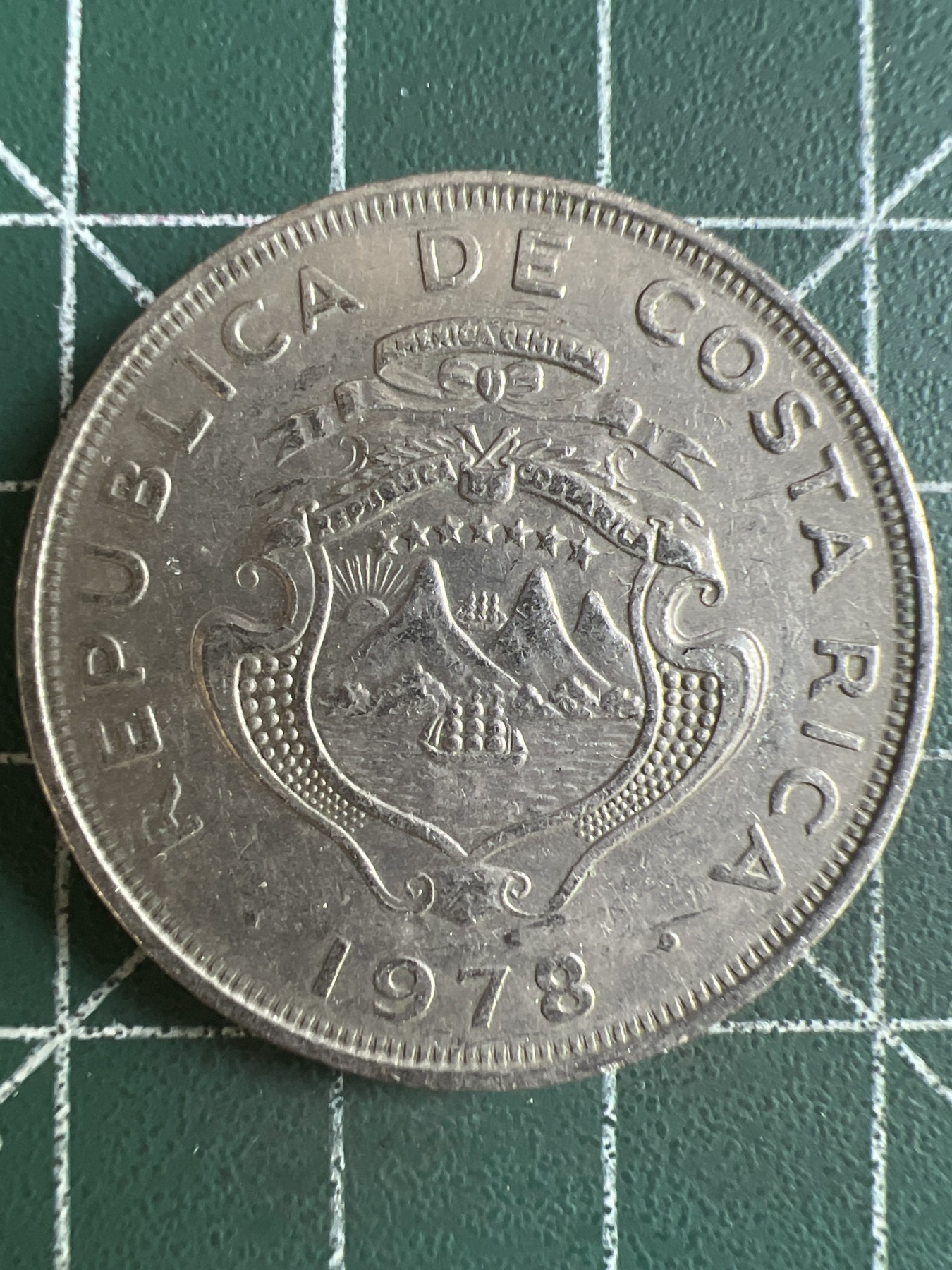 第596期 硬币专场 （无押金，捡漏，全场50包邮，偏远地区除外，接收代拍业务） 哥斯达黎加2克朗  1978年