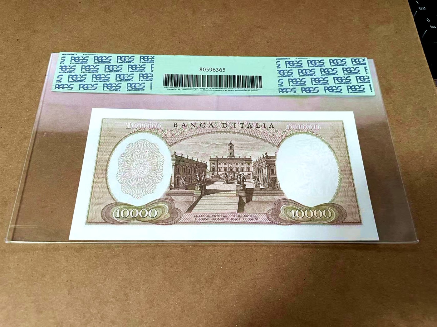 【Blue Auction】✨世界纸币精拍第464期【精】 意大利 1973年10000里拉 米开朗基罗 PCGS67EPQ 绿标高分 