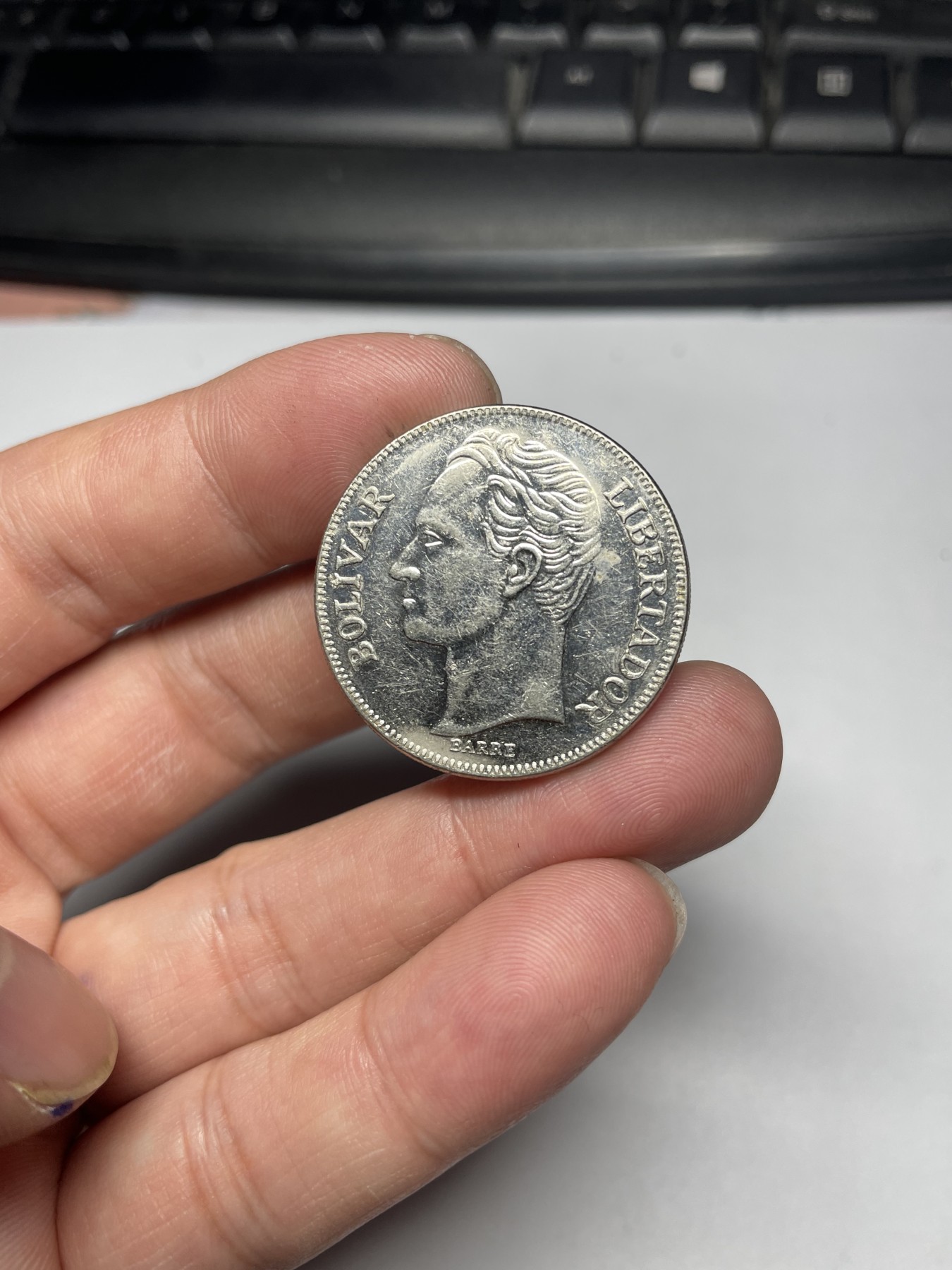 2024年集古藏今外币拍卖第五期-第2场—（总第42拍） 1990年委内瑞拉5元