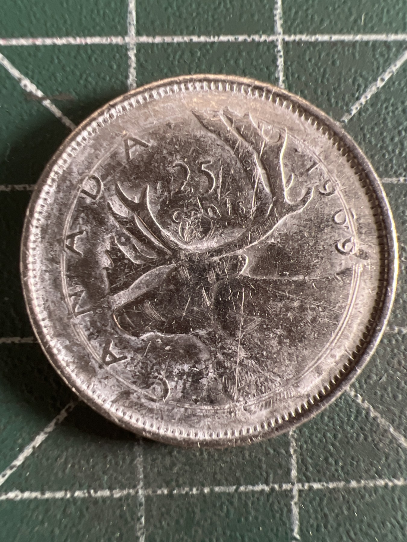 第581期 硬币专场 （无押金，捡漏，全场50包邮，偏远地区除外，接收代拍业务） 加拿大25分 青年 1969年