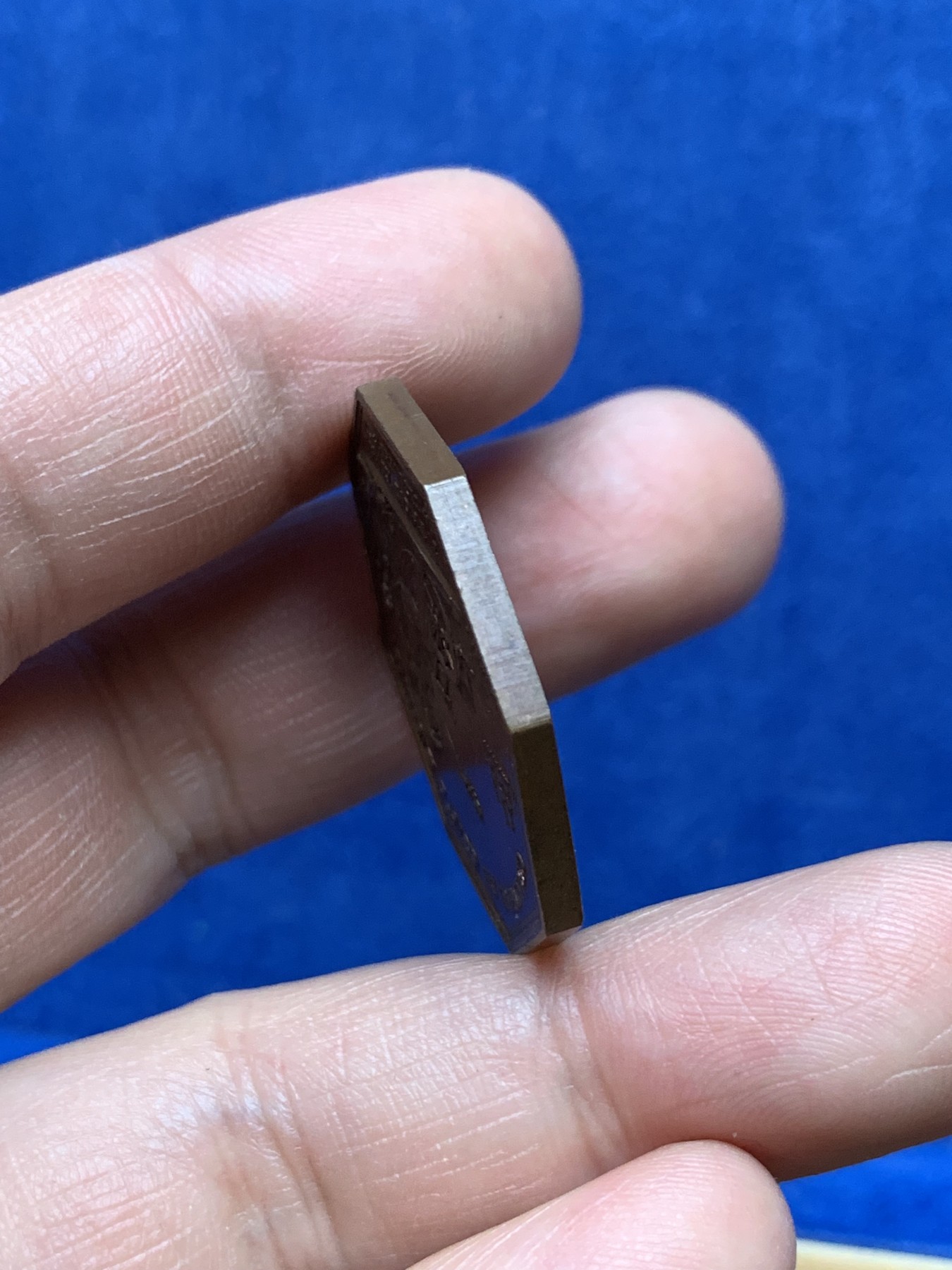 《竞宝斋》第262场-周日，周一，周二 3场连拍 (全场包邮) 法国八角代用铜币，亚眠商会，14.89g，31.7mm，无边铭