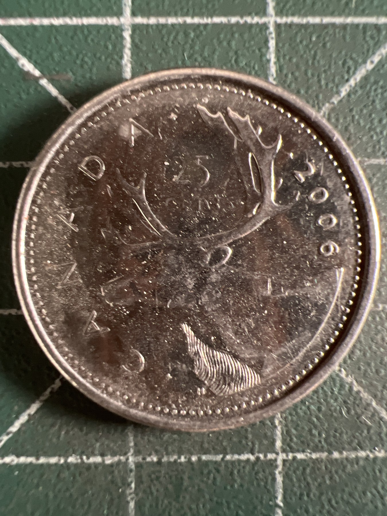 第581期 硬币专场 （无押金，捡漏，全场50包邮，偏远地区除外，接收代拍业务） 加拿大25分 老年 2006年