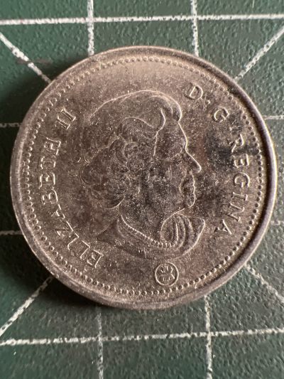 第581期 硬币专场 （无押金，捡漏，全场50包邮，偏远地区除外，接收代拍业务） - 加拿大25分 老年 2008年