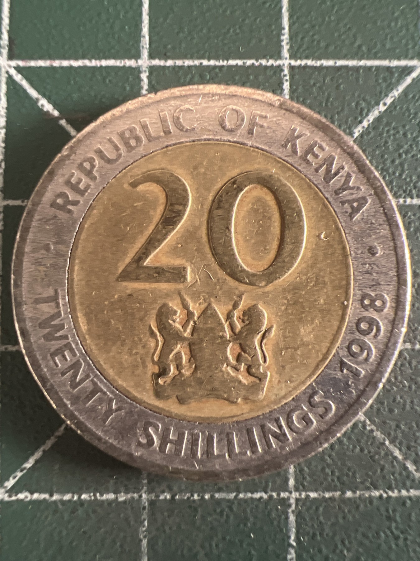 第657期 硬币场 （无押金，捡漏，全场50包邮，偏远地区除外，接收代拍业务，本店十天发一次货） 肯尼亚20先令