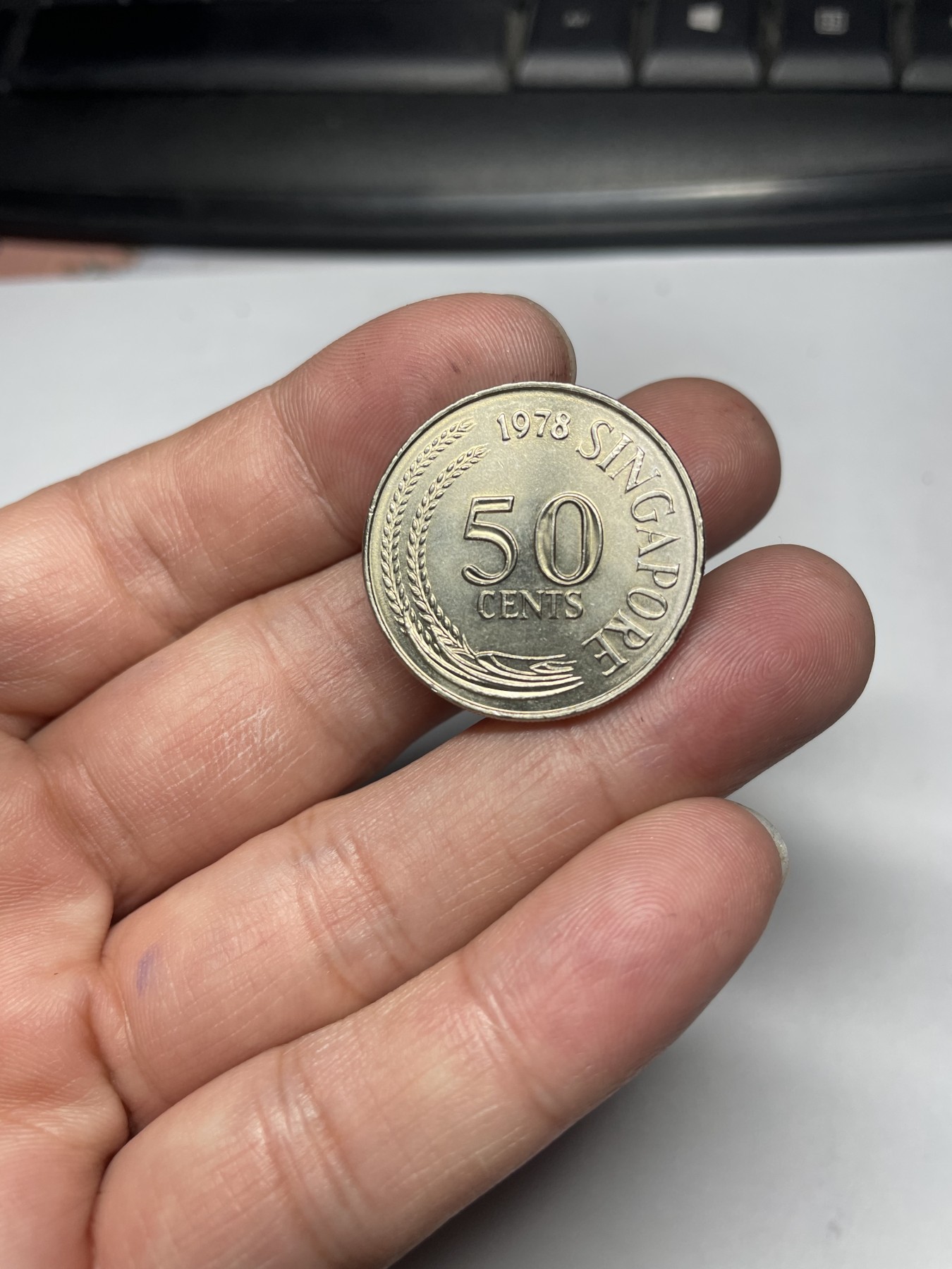 2024年集古藏今外币拍卖第五期-第2场—（总第42拍） 1978年新加坡50分