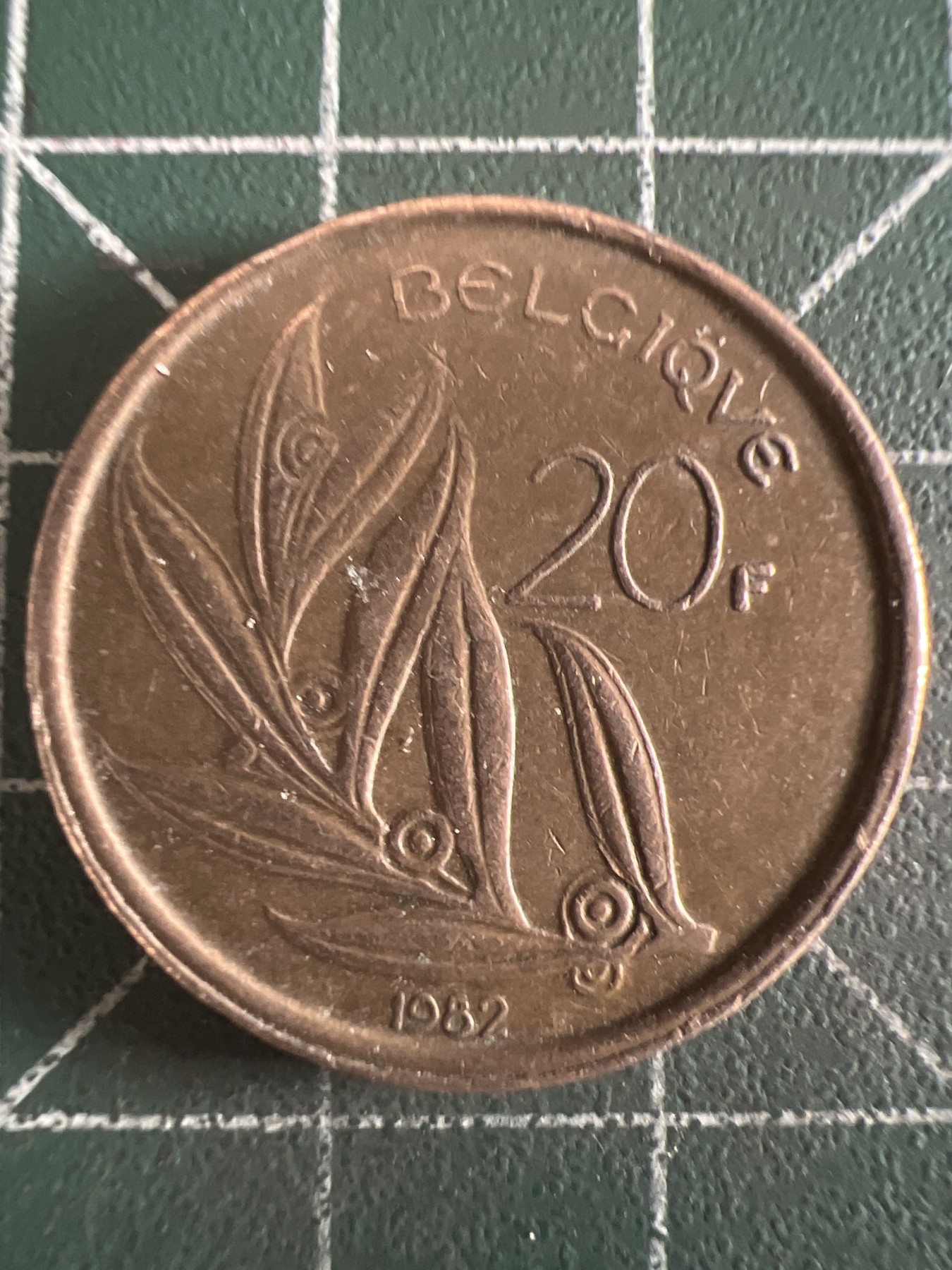 第584期 硬币专场 （无押金，捡漏，全场50包邮，偏远地区除外，接收代拍业务） 比利时20F