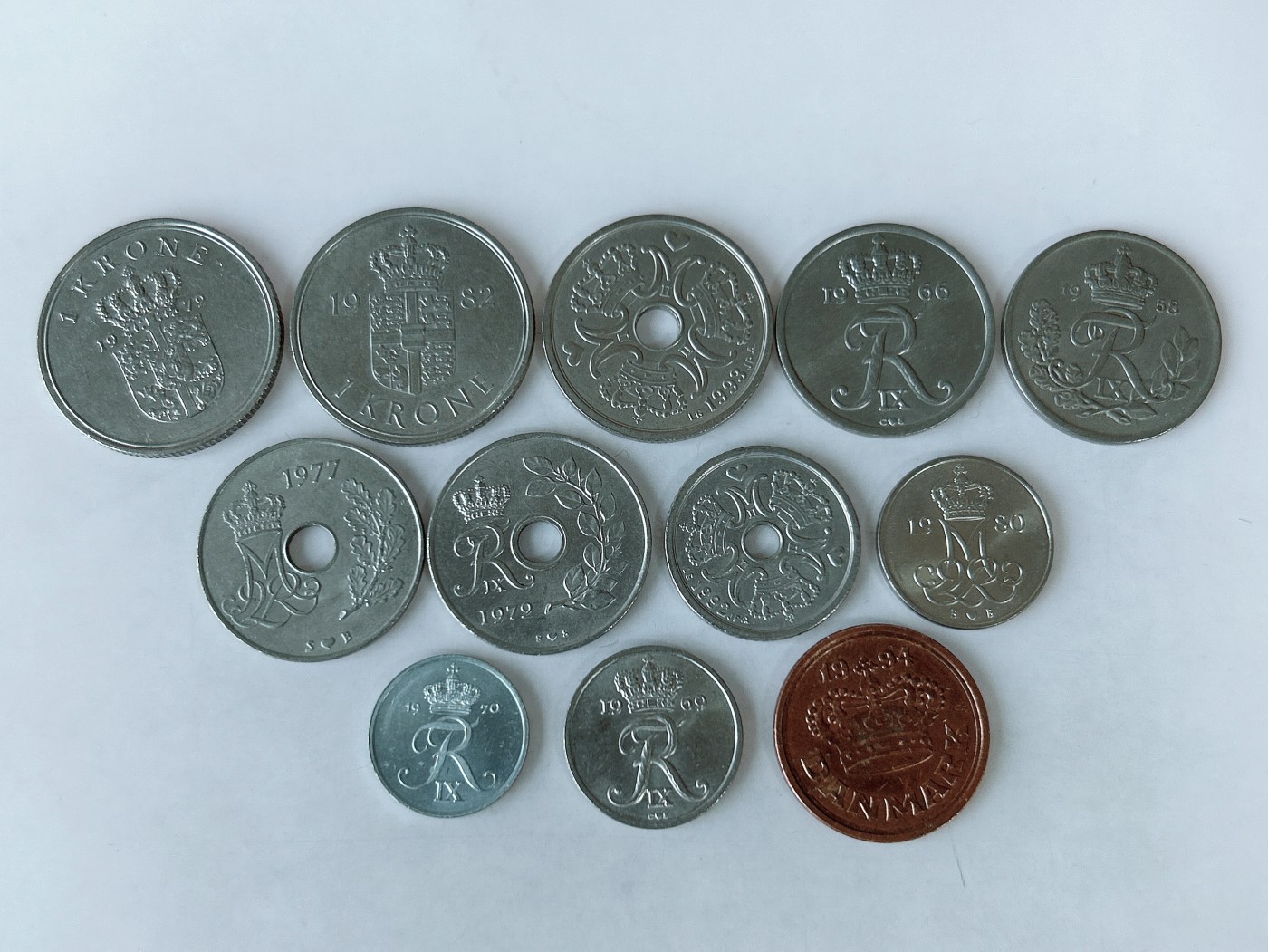 第一海外回流一元起拍收藏 散币专场 第82期 丹麦硬币 12枚