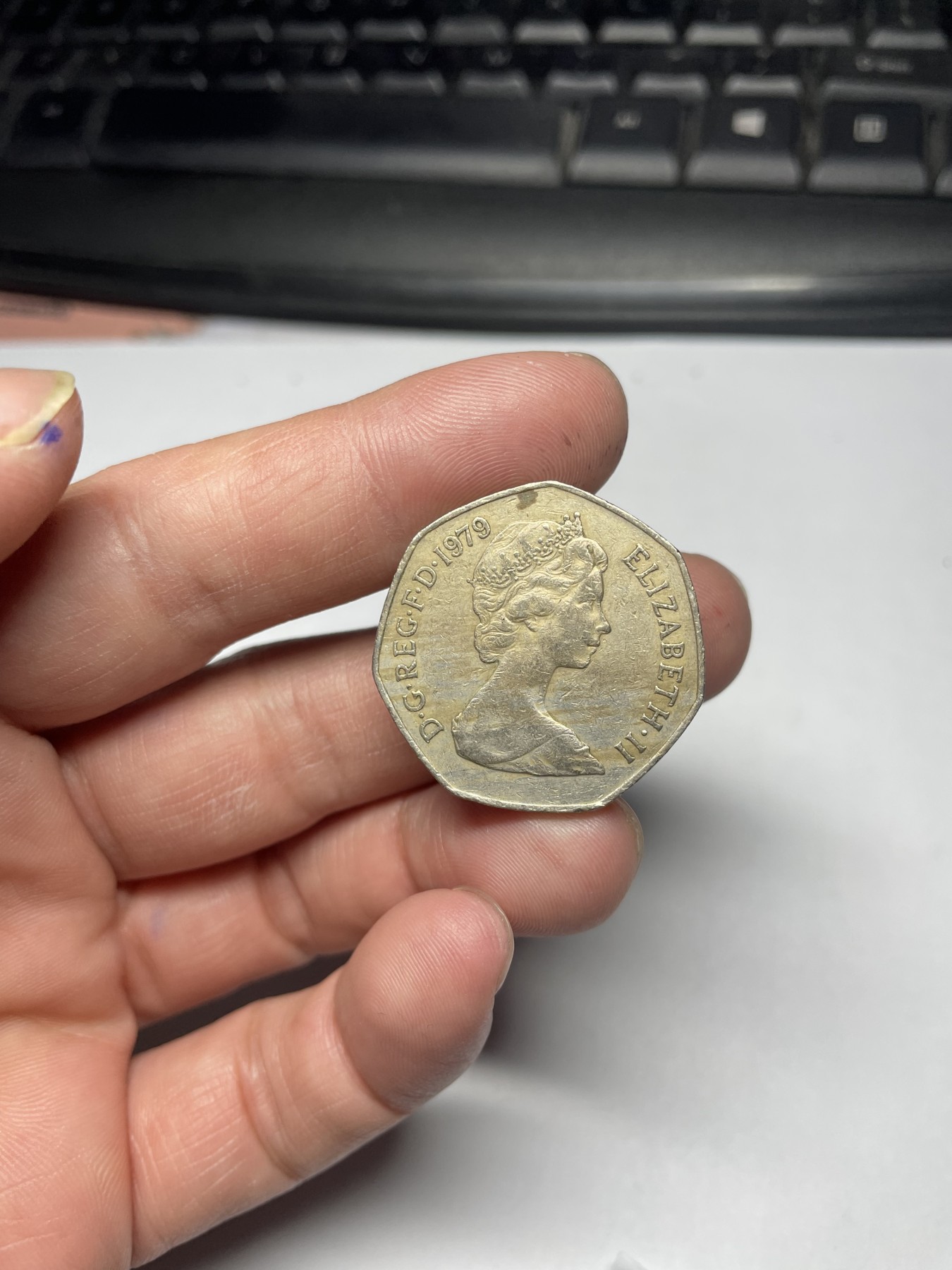 2024年集古藏今外币拍卖第五期-第2场—（总第42拍） 1979年英国50便士