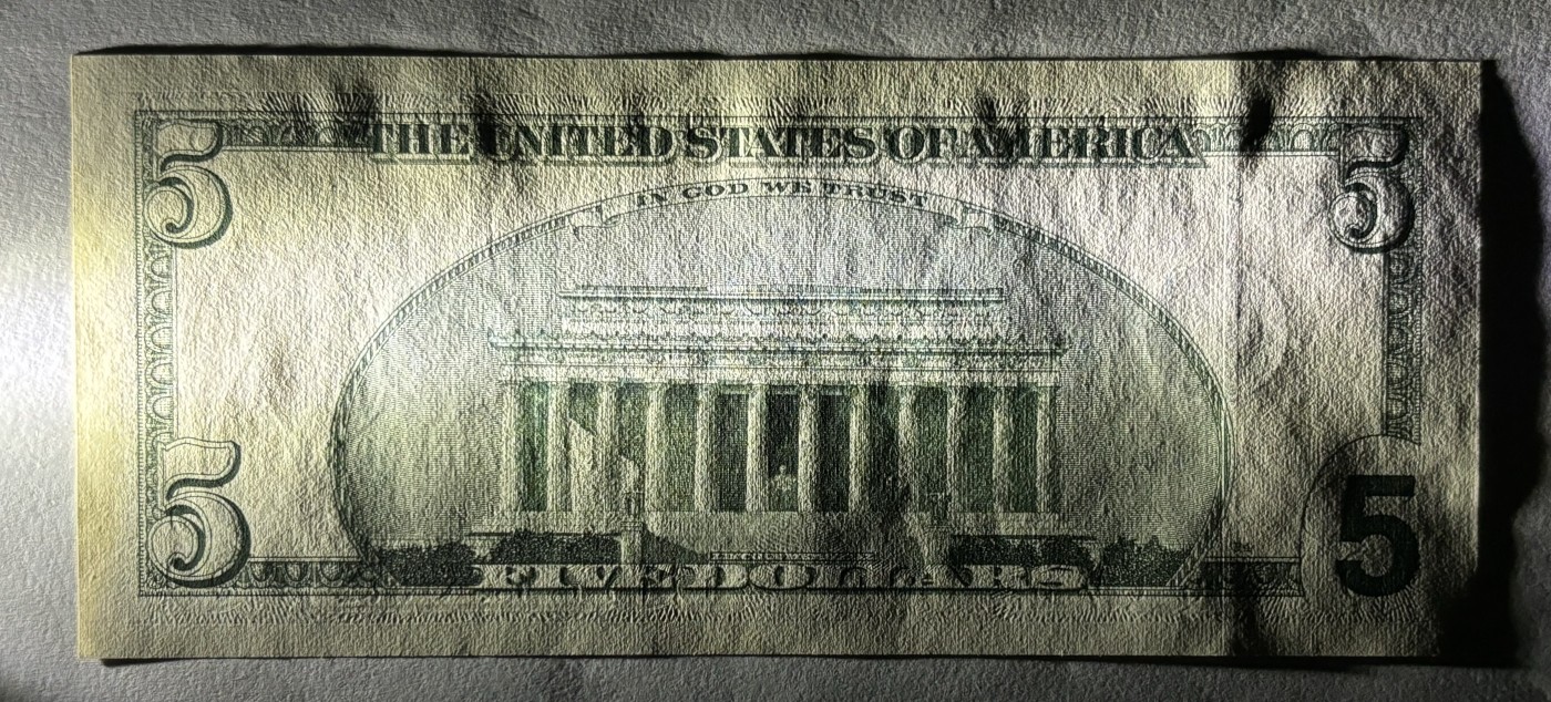 Chase Auction 第28期 - - 外钞、民国钞和人民币混合场！ 2003A 5美元 大头版 联邦储备券