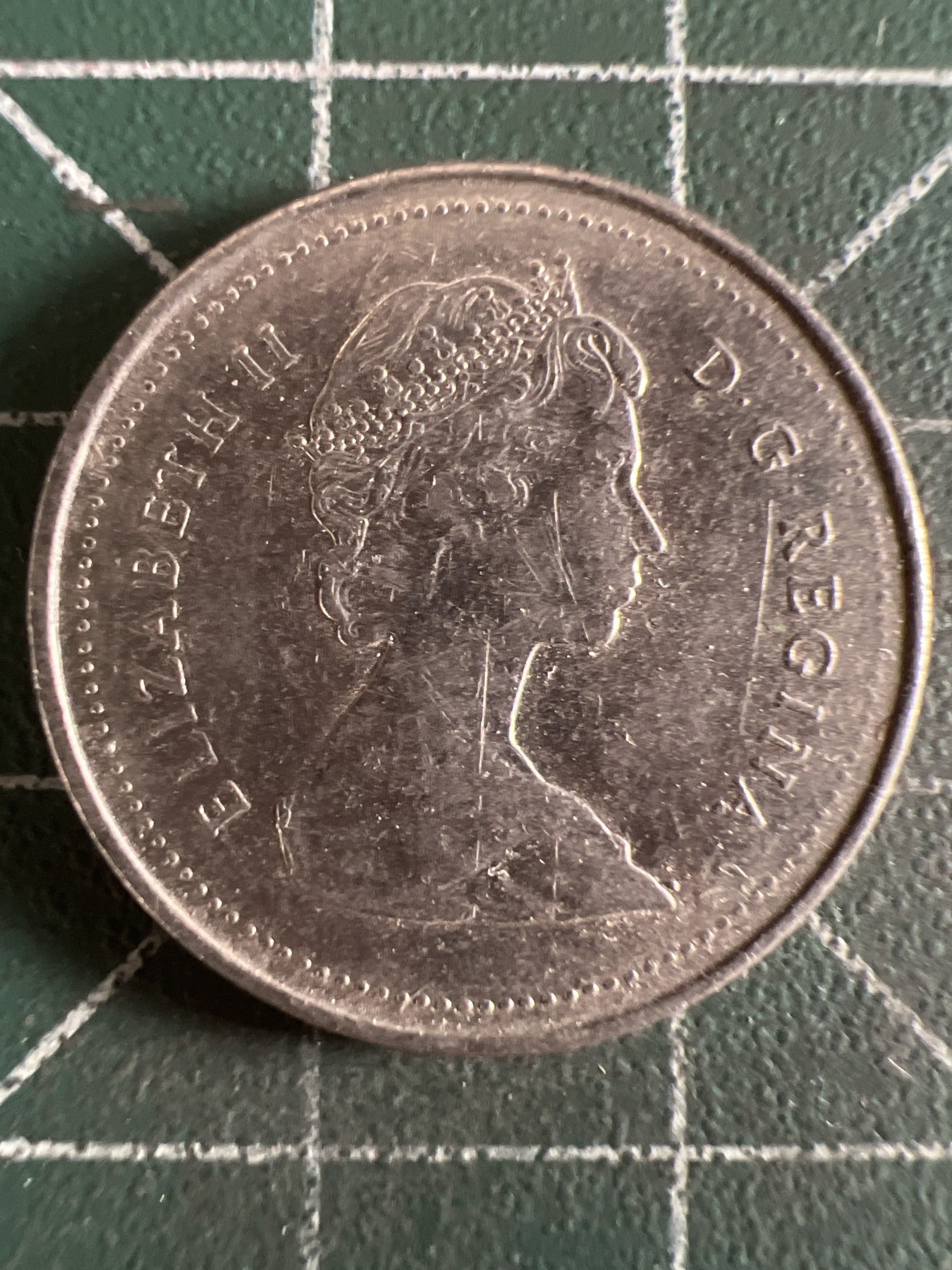 第581期 硬币专场 （无押金，捡漏，全场50包邮，偏远地区除外，接收代拍业务） 加拿大25分 青年 1989年