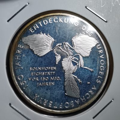 沼泽如烟--第327场 - 德国2011年10欧元精制银币发现始祖鸟150周年纪念银币