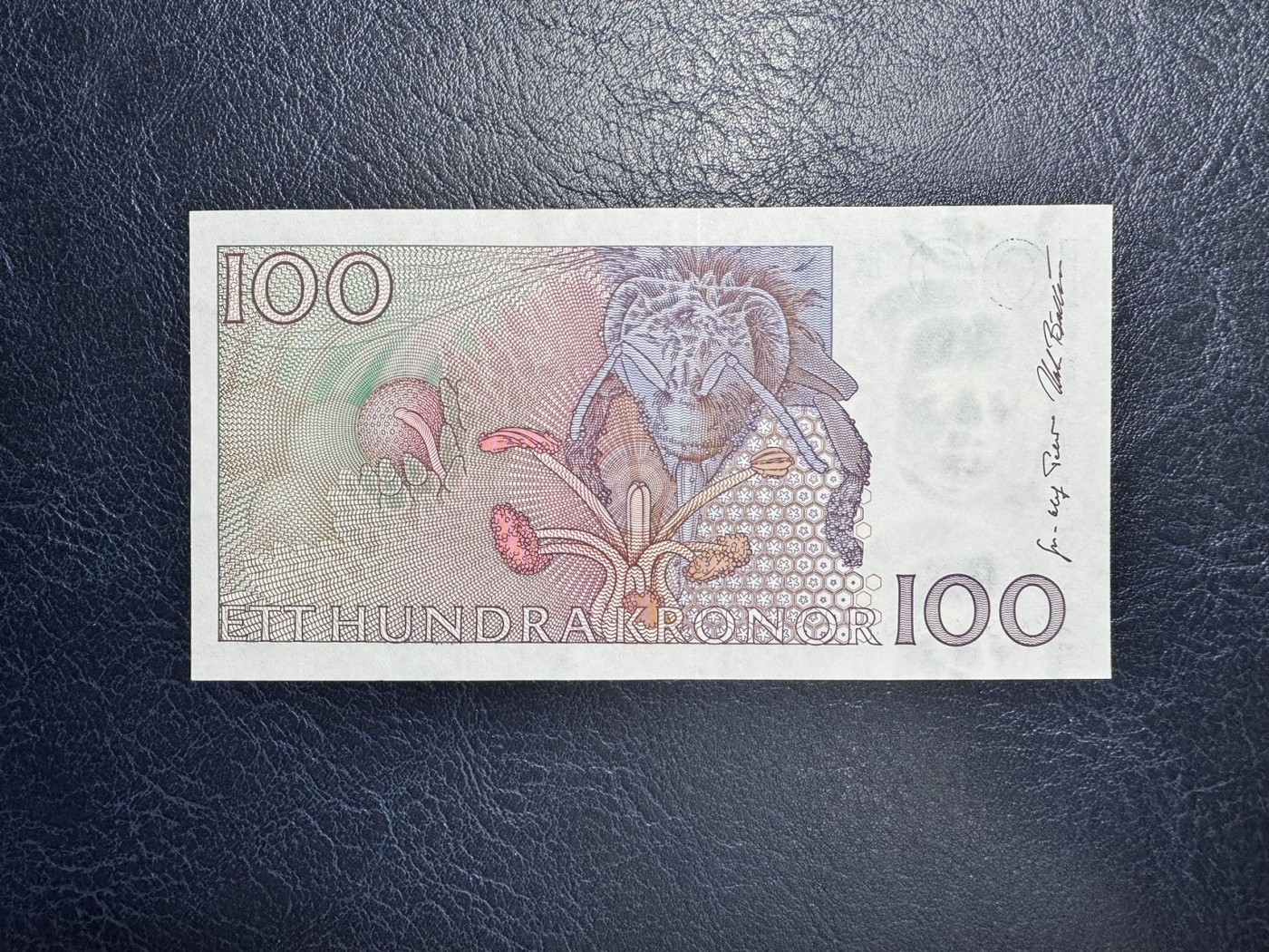 收藏联盟Quantum Auction 第339期拍卖  瑞典1996年100克朗 品相全新UNC 林奈