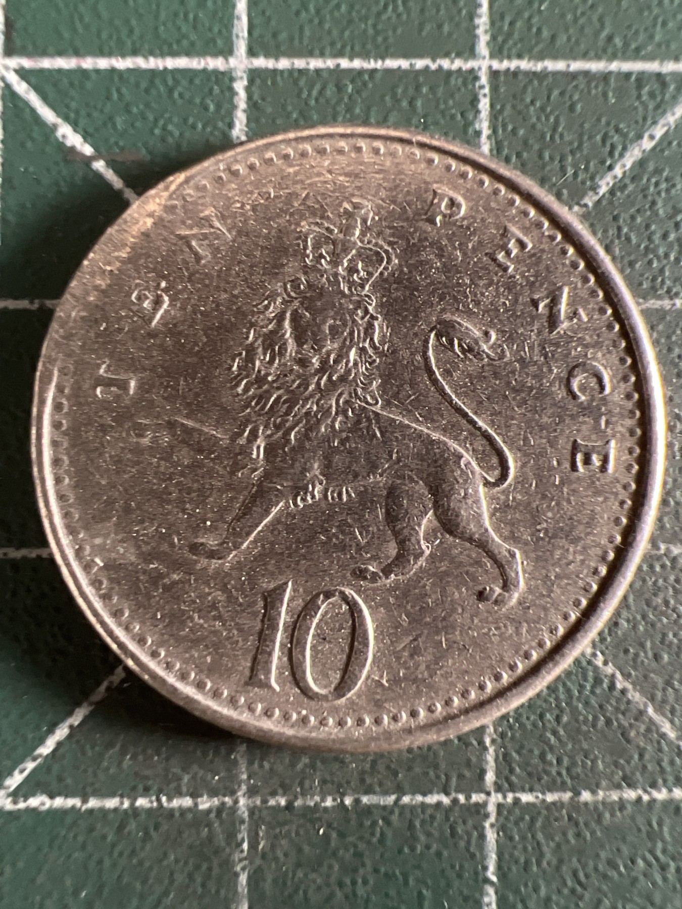 第581期 硬币专场 （无押金，捡漏，全场50包邮，偏远地区除外，接收代拍业务） 英国10便士