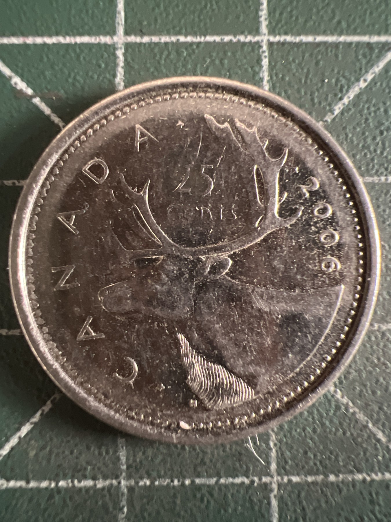 第584期 硬币专场 （无押金，捡漏，全场50包邮，偏远地区除外，接收代拍业务） 加拿大25分 老年 2006年