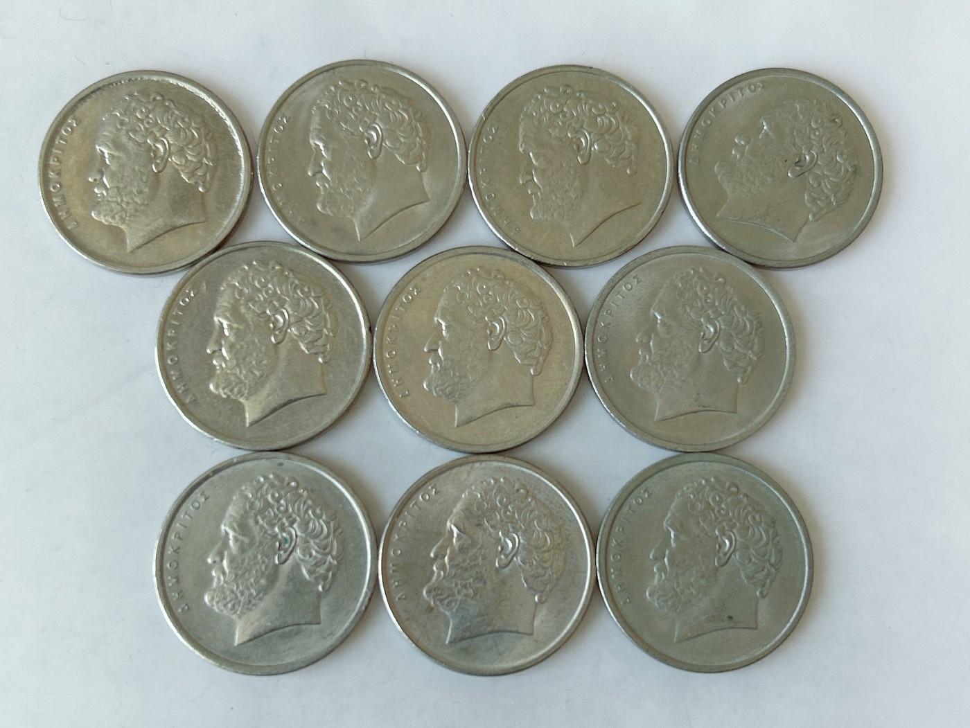 第一海外回流一元起拍收藏 散币专场 第82期 希腊10德拉克马 10枚