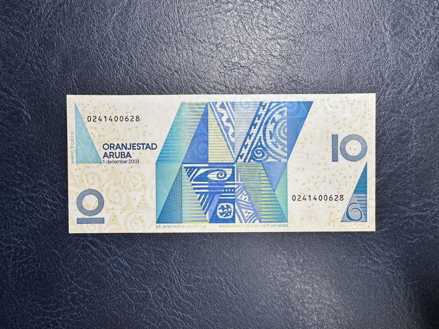 收藏联盟Quantum Auction 第339期拍卖  阿鲁巴2003年10弗洛林 品相全新UNC 