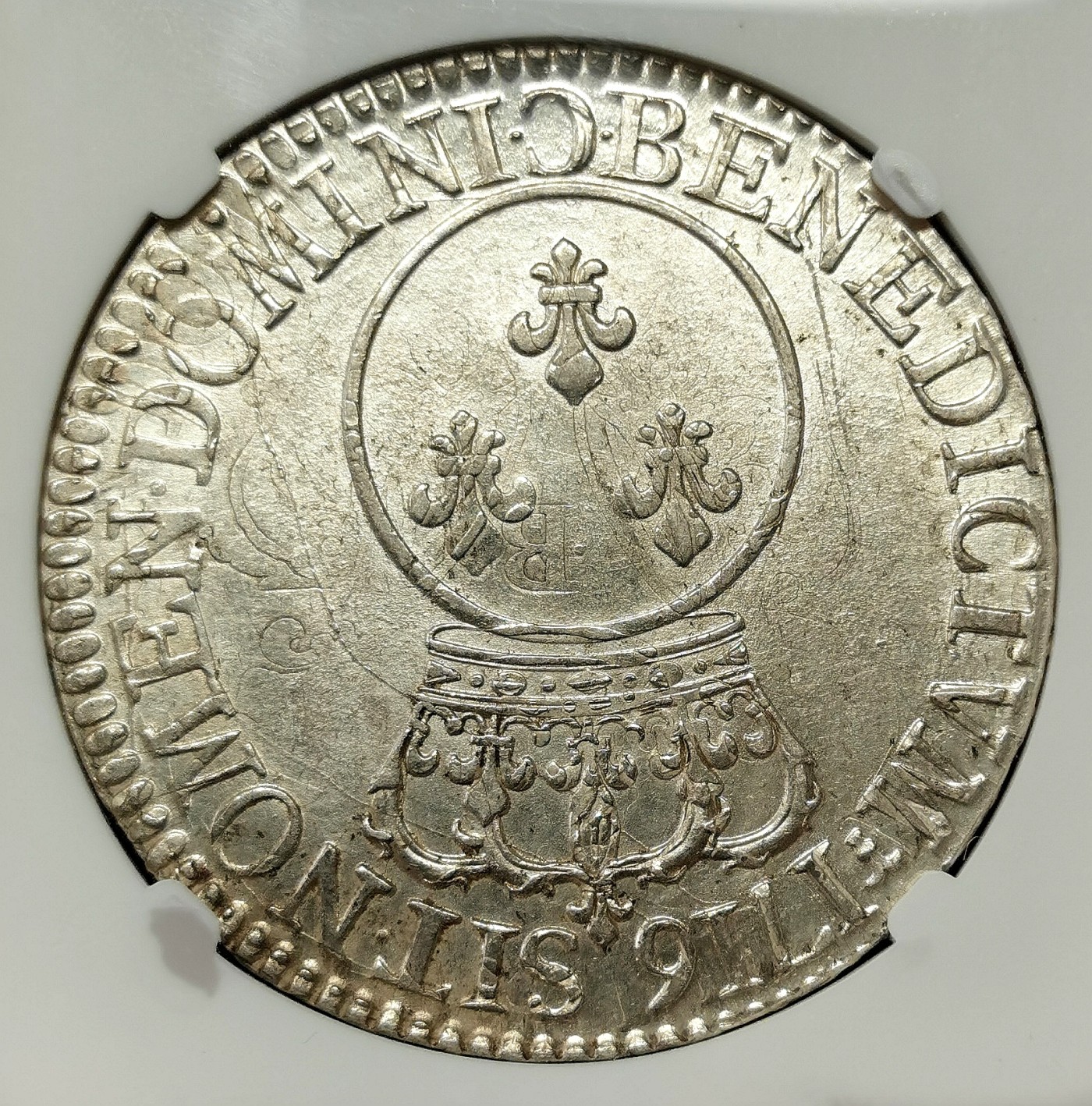 凡希社世界钱币微拍第二百六十六期 荐！1716C法国路易十五埃居大银NGC-MS61，难得全深打，原色银光，N唯一冠军分！卡昂厂好品难得，法系高阶藏家必入，请参考视频～