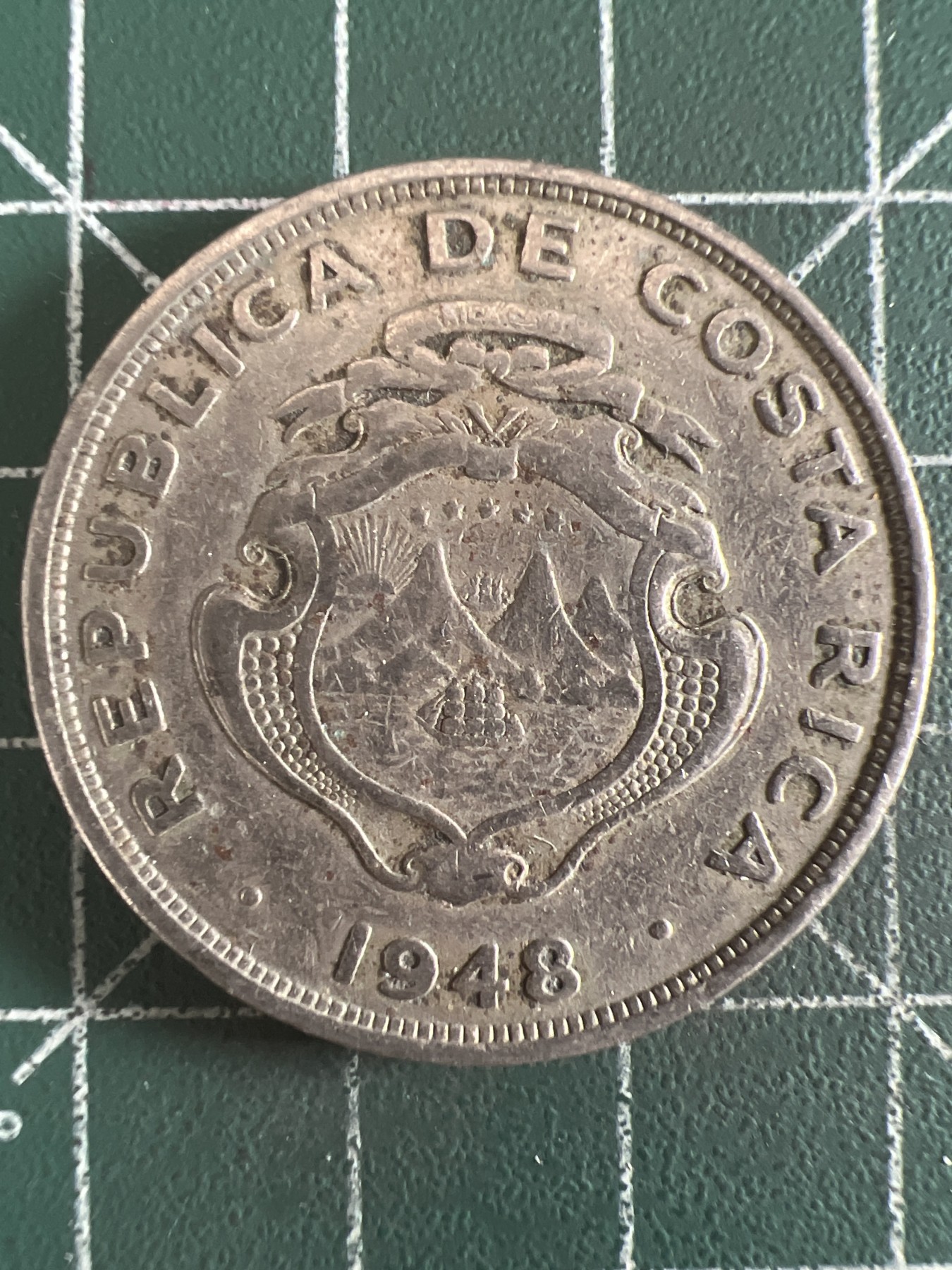 第584期 硬币专场 （无押金，捡漏，全场50包邮，偏远地区除外，接收代拍业务） 哥斯达黎加2克朗 1948年