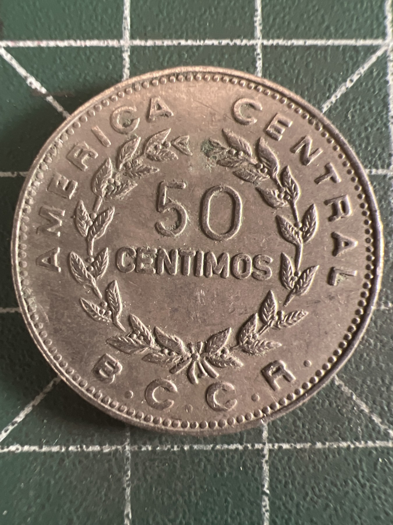 第657期 硬币场 （无押金，捡漏，全场50包邮，偏远地区除外，接收代拍业务，本店十天发一次货） 哥斯达黎加50分 1972年