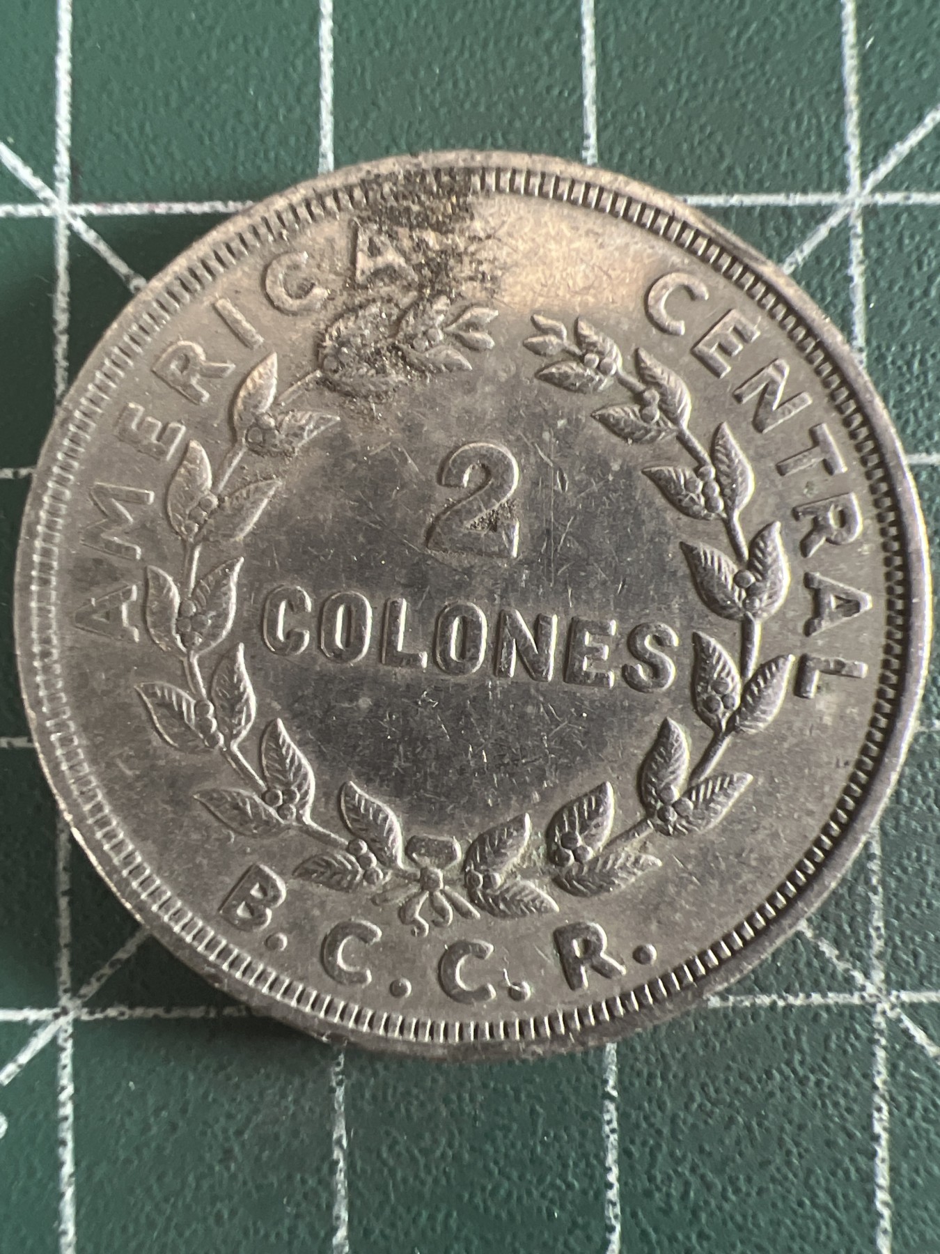 第657期 硬币场 （无押金，捡漏，全场50包邮，偏远地区除外，接收代拍业务，本店十天发一次货） 哥斯达黎加2克朗 1978年