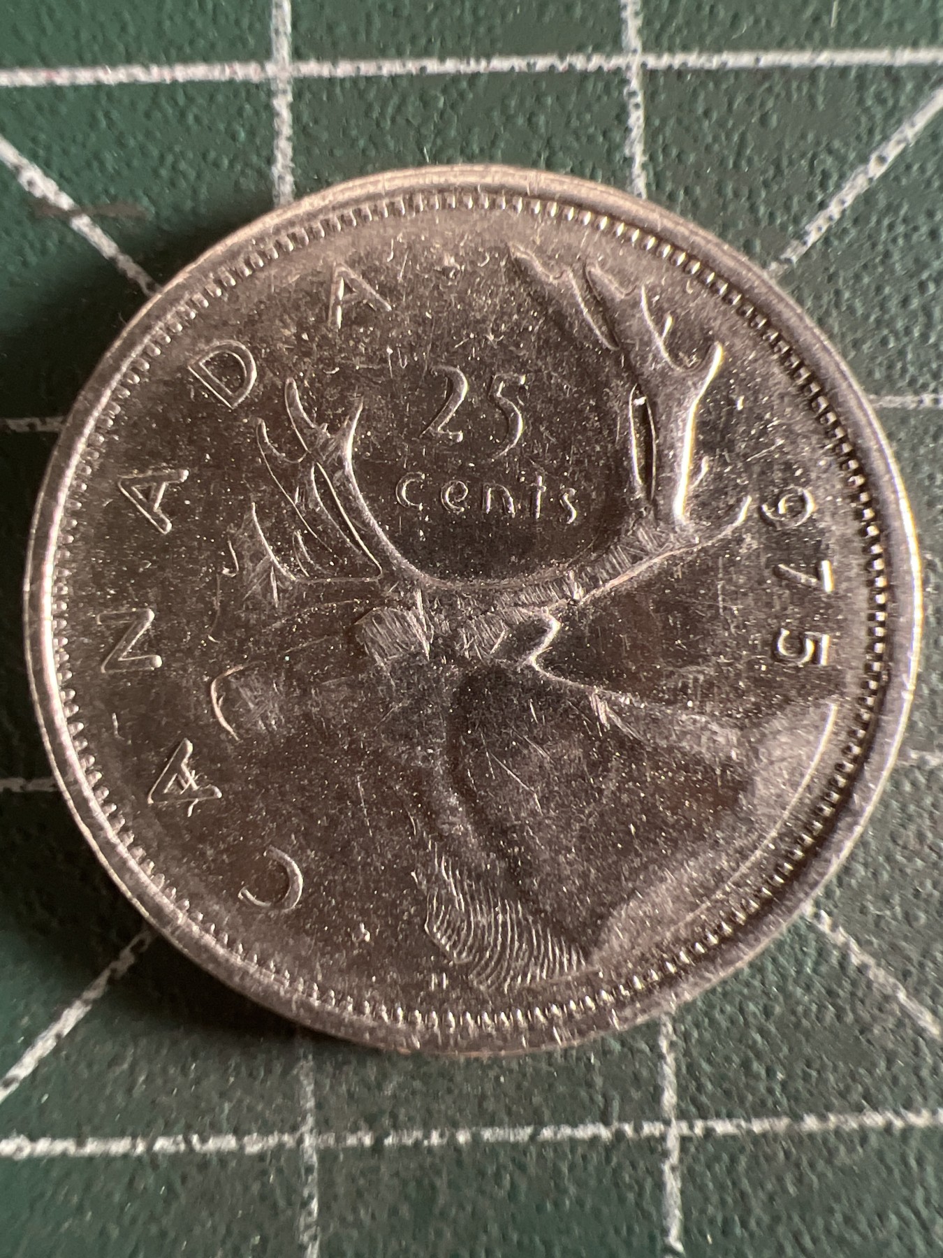 第581期 硬币专场 （无押金，捡漏，全场50包邮，偏远地区除外，接收代拍业务） 加拿大25分 青年 1975年