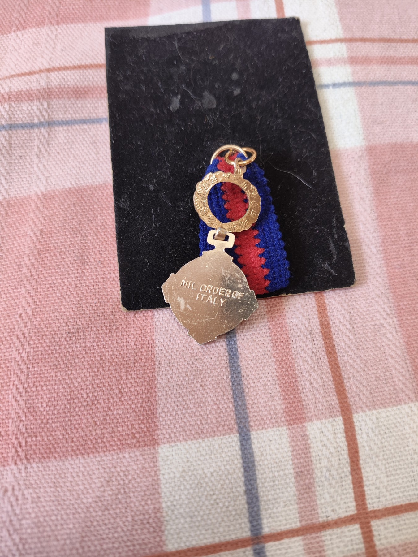 仁孝堂徽章红藏拍卖(第四场) 意大利军事功绩勋章迷你章 铝版